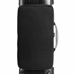 NYTT DESIGN! Rektangulær HIGHTECH Fiolinkasse med notelomme - Black Lazure - Bilde 2